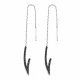 Turkish Sterling Silver Ear Thread Chain Earrings | 925 Sterling Silver Wholesale | Sade Silver Turkish Sterling Silver Ear Thread Chain Earrings - Sade 925 Silver Jewelry
