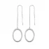 Turkish Ear Thread Chain Earrings 925 Sterling Silver