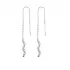 Turkish 925 Silver Ear Thread Chain Earrings