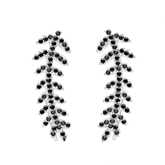 Made in Turkey Fern 925 Sterling Silver Earrings Made in Turkey Fern 925 Sterling Silver Earrings