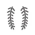 Made in Turkey Fern 925 Sterling Silver Earrings