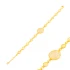 Turkish CZ Circle 925 Sterling Silver Bracelet