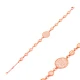 Turkish CZ Circle 925 Sterling Silver Bracelet