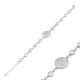 Turkish CZ Circle 925 Sterling Silver Bracelet