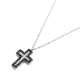 Turkish Black CZ Cross 925 Silver Pendant Turkish Black CZ Cross 925 Silver Pendant