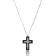 Turkish Black CZ Cross 925 Silver Pendant Turkish Black CZ Cross 925 Silver Pendant
