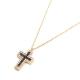 Turkish Cubic CZ Cross Sterling Silver Pendant Turkish Cubic CZ Cross Sterling Silver Pendant