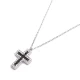 Turkish Cubic CZ Cross Sterling Silver Pendant Turkish Cubic CZ Cross Sterling Silver Pendant