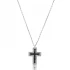 Turkish Cubic CZ Cross Sterling Silver Pendant