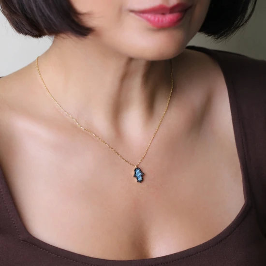Made in Turkey Hamsa 925 Sterling Silver Pendant Made in Turkey Hamsa 925 Sterling Silver Pendant