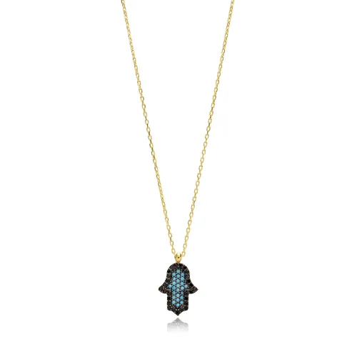 Made in Turkey Hamsa 925 Sterling Silver Pendant