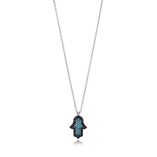 Made in Turkey Hamsa 925 Sterling Silver Pendant Made in Turkey Hamsa 925 Sterling Silver Pendant