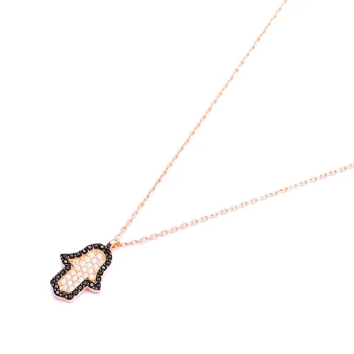 Turkish Hamsa 925 Sterling Silver Pendant