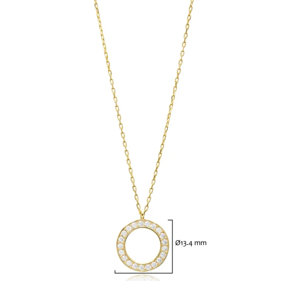 Made in Turkey Round 925 Sterling Silver Pendant