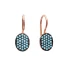 Turkish 925 Sterling Silver Nano Turquoise Earrings