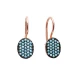 Turkish 925 Sterling Silver Nano Turquoise Earrings | 925 Sterling Silver Wholesale | Sade Silver Turkish 925 Sterling Silver Nano Turquoise Earrings - Sade 925 Silver Jewelry
