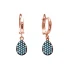 Turkish Nano Turquoise Drop Sterling Silver Earrings