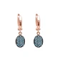 Turkish Nano Turquoise Sterling Silver Earrings