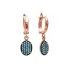 Turkish Nano Turquoise Sterling Silver Earrings