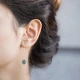 Turkish Nano Turquoise Earrings in 925 Sterling Silver Turkish Nano Turquoise Earrings in 925 Sterling Silver