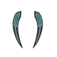 Turkish Point Shape 925 Sterling Silver Earrings