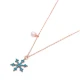 Turkish Nano Turquoise Snowflake 925 Silver Pendant Turkish Nano Turquoise Snowflake 925 Silver Pendant