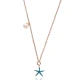 Turkish Nano Turquoise Starfish Sterling Silver Pendant Turkish Nano Turquoise Starfish Sterling Silver Pendant