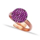 Turkish Ruby 925K Adjustable Circle Shape Silver Ring Turkish Ruby 925K Adjustable Circle Shape Silver Ring