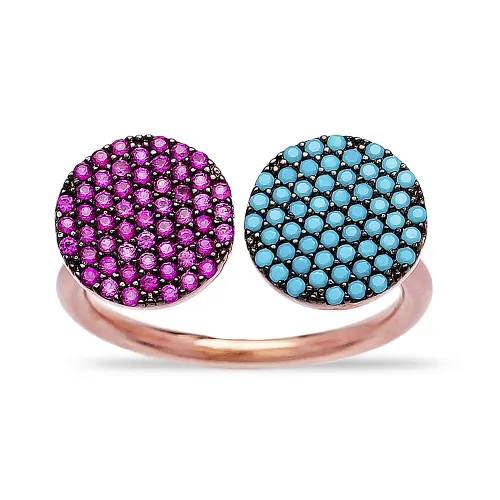 Turkish 925K Adjustable Circle 925 Sterling Silver Ring