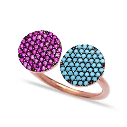 Turkish 925K Adjustable Circle 925 Sterling Silver Ring