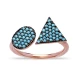 Turkish Turquoise 925K Adjustable Sterling Silver Ring - Sade 925 Silver Jewelry