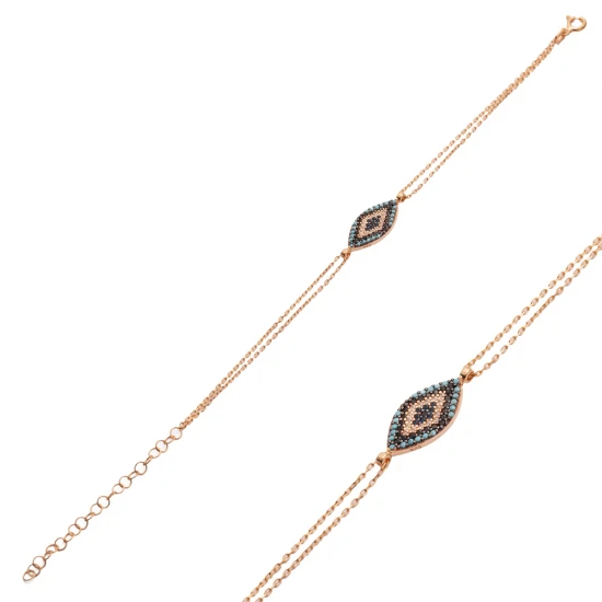 Turkish Evil Eye 925 Sterling Silver Bracelet Turkish Evil Eye 925 Sterling Silver Bracelet