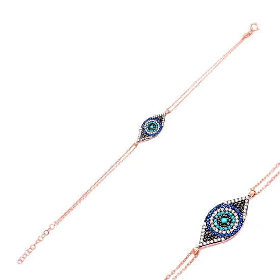 Made in Turkey Evil Eye Sterling Silver Bracelet Made in Turkey Evil Eye Sterling Silver Bracelet