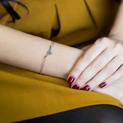 Made in Turkey Star 925 Sterling Silver Bracelet