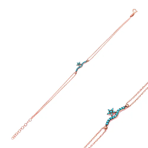 Made in Turkey Star 925 Sterling Silver Bracelet