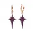 Dangle Clip On Pole Star Earrings Turkish Wholesale Sterling Silver Earring