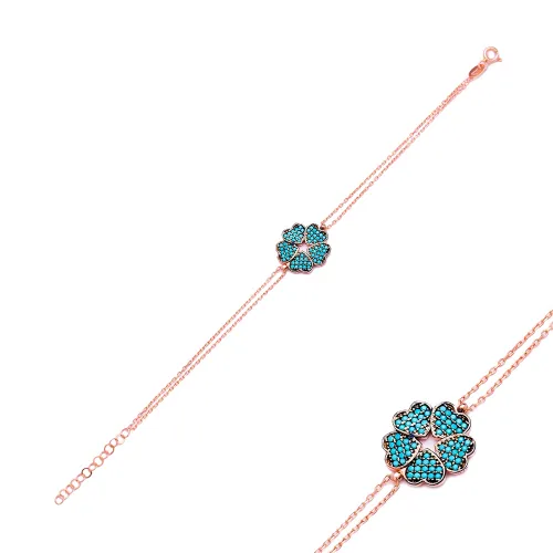 Made in Turkey Heart 925 Sterling Silver Bracelet