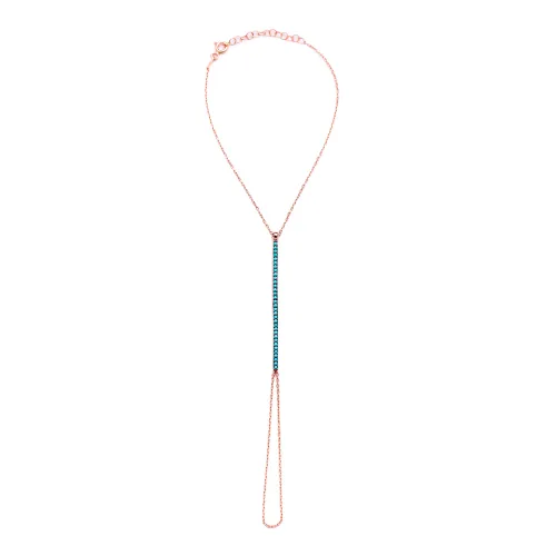 Turkish Nano Turquoise Bar Slave 925 Silver Bracelet