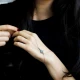 Turkish Nano Turquoise North Star Slave Silver Bracelet