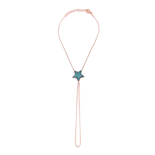 Turkish Star Nano Turquoise Slave 925 Silver Bracelet