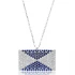 Turkish Rectangle Shape 925 Sterling Silver Pendant