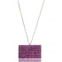 Turkish Rectangle Shape Ruby 925K 925 Silver Pendant