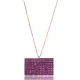 Turkish Rectangle Shape Ruby 925K 925 Silver Pendant