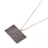 Turkish Rectangle Shape 925K Sterling Silver Pendant