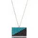 Silver Nano Turquoise Rectangle Shape Rectangle Pendant Silver Nano Turquoise Rectangle Shape Rectangle Pendant