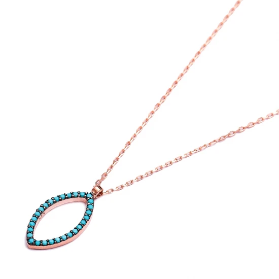 Turkish Nano Turquoise Pendant in 925 Sterling Silver Turkish Nano Turquoise Pendant in 925 Sterling Silver