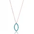 Turkish Nano Turquoise Pendant in 925 Sterling Silver