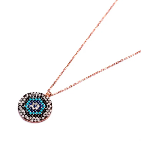 Made in Turkey Nano Turquoise 925 Silver Pendant