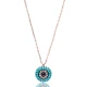Turkish Nano Turquoise Evil Eye 925 Silver Pendant Turkish Nano Turquoise Evil Eye 925 Silver Pendant