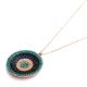 Turkish Evil Eye Sterling Silver Pendant | 925 Sterling Silver Wholesale | Sade Silver Turkish Evil Eye Sterling Silver Pendant - Sade 925 Silver Jewelry